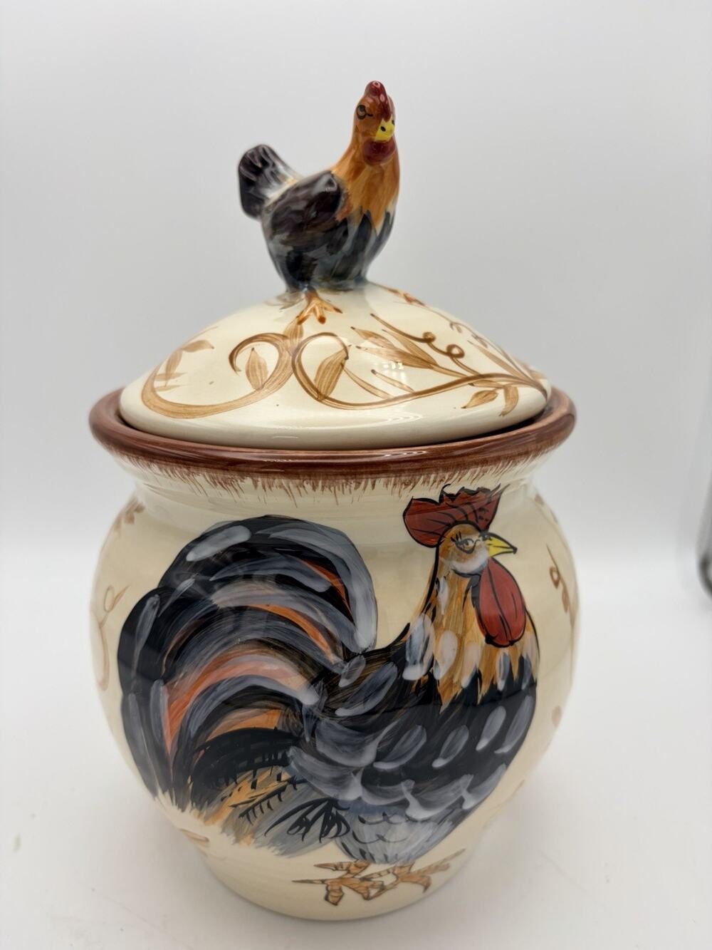 Dario Farrucci Design. Country Chicken Canister. Discontinued.